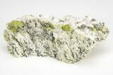 Green Titanite (Sphene), Pericline & Muscovite - Pakistan #209267-1